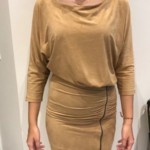 Bebe womens dress xs color beige no wear and tear